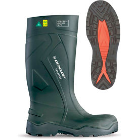 Dunlop® Purofort+® Full Safety Men's Work Boots Size 11 Green E762943-11