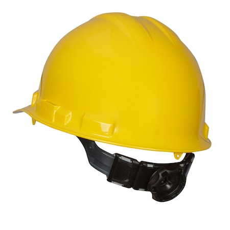 Hard Hat, Ratchet, 4 Point, Yellow MPN:H24R2