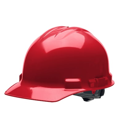 Hard Hat, Ratchet, 4 Point, Red MPN:H24R4