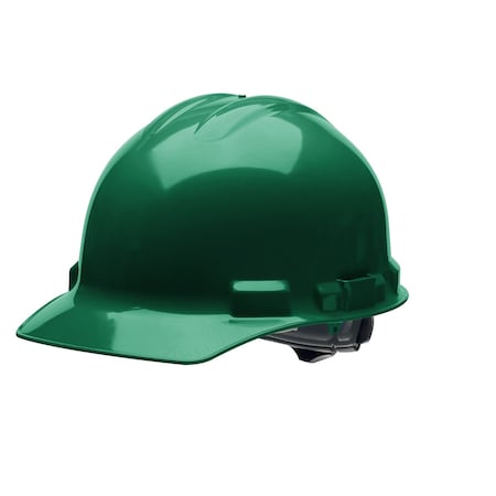 Hard Hat, Ratchet, 4 Point, Green MPN:H24R9