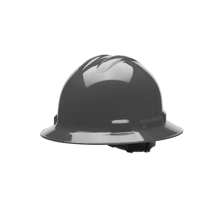 Hard Hat, Ratchet, 4 Point, Gray Full Brim MPN:H34R10