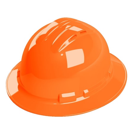 Hard Hat, 4 Point, Vented, Orange MPN:H34R3V