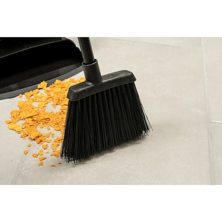 Duo-Sweep Unflagged Lobby Broom with Handle, 5 in L Bristles, 30