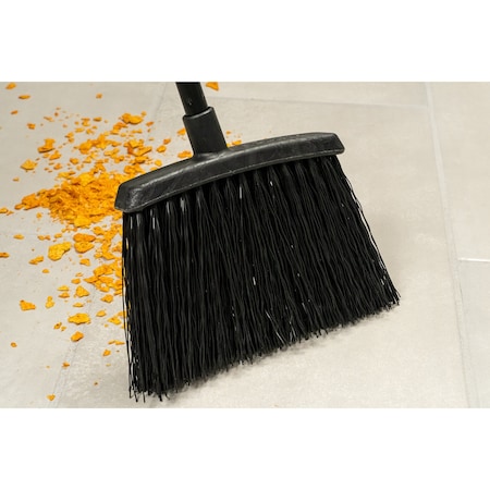 Duo-Sweep Unflagged Warehouse Broom with Handle, 7 in L Bristles, 48