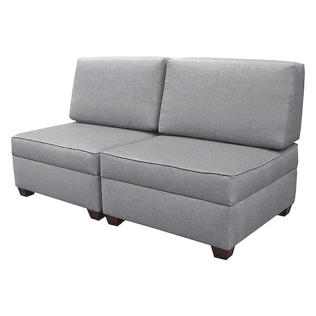 Sofabed With Storage, Grey Performance Fabric MPN:IMFSB-AQ