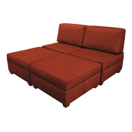 King Sleeper Sofa with Storage, Brick Red MPN:MFKB-TC