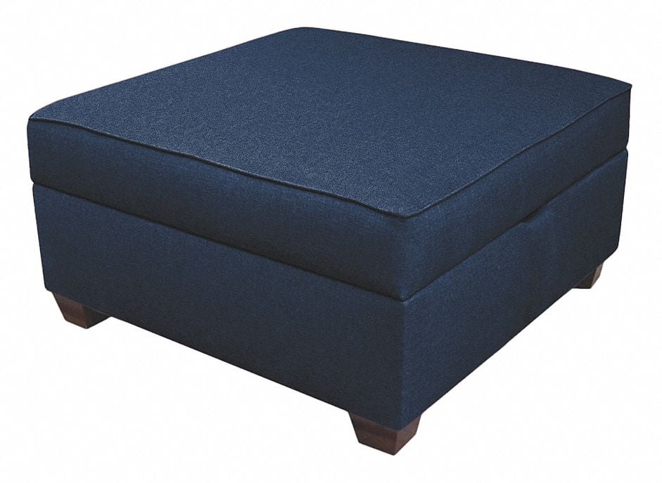 Storage Ottoman 30 W Blue Upholstery MPN:IMFO30-DM