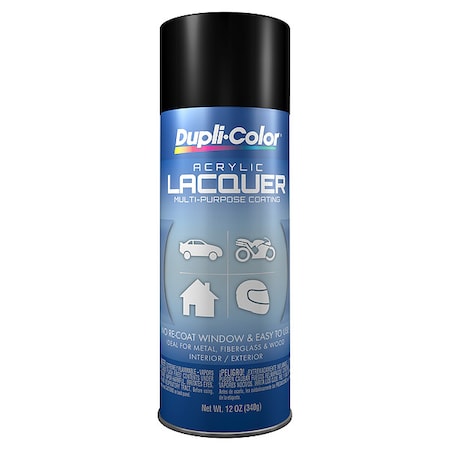 Automotive Coating, Black, 12 oz MPN:EDAL1608