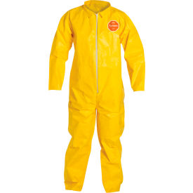 Tychem 2000 Coverall Collar Yellow 5X 120S MPN:QC120SYL5X001200
