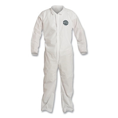 Proshield 10 Coverall Collar White Md 120SWH MPN:PB120SWHMD002500