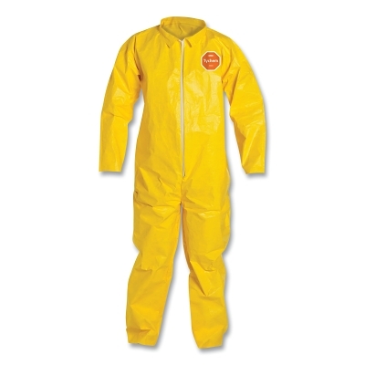 Tychem 2000 Coverall Collar Yellow Lg 120S MPN:QC120SYLLG001200