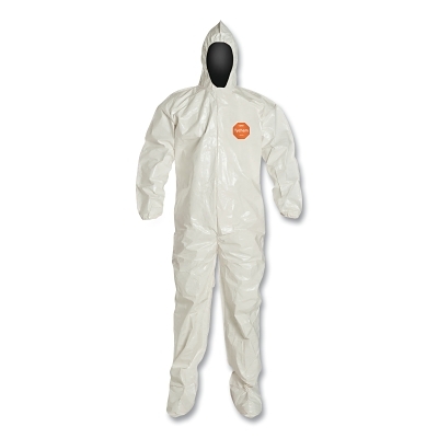 Tychem 4000 Coverall Attsocks White 3X Bn MPN:SL122BWH3X0012BN