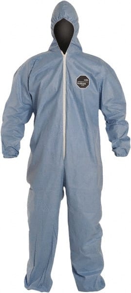 Disposable Coveralls: Flame-Resistant, Size 4X-Large, 2.4 oz, FR Disposable, Zipper Closure MPN:TM127SBU4X002500 - Pkg Qty 25