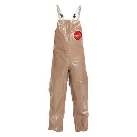 Tychem® 5000 Bib Overall, Tychem 5000, 4.4 oz Fabric Weight, 28 1/2 in Inseam, Tan MPN:C3360TTNSM000600
