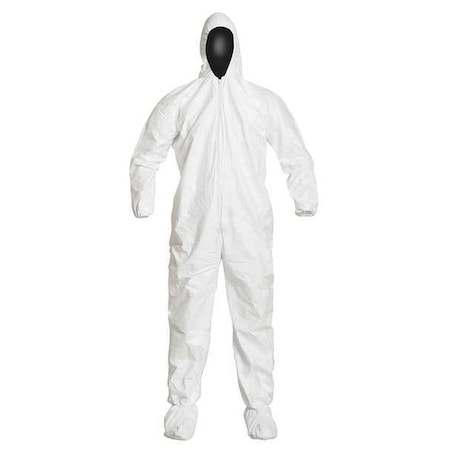 Serged Seams. Attached Elastic Hood. Set Sleeve Design. Elastic Wrists and Ankles. Attached Thumb Loops 2X MPN:IC105SWH2X0025CS
