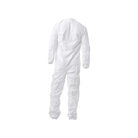 Bound Neck. Dolman Sleeve Design. Zipper Closure. White XL MPN:IC253BWHXL0025CS