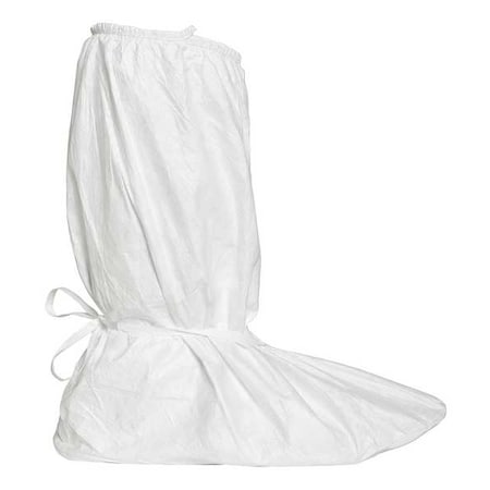 Disposable Boot Covers, Tyvek® IsoClean®, White, Slip Resistant Sole: Yes, S MPN:IC458BWHSM0100CS