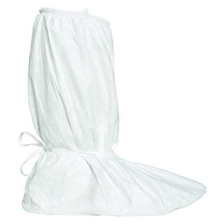 Disposable Boot Covers, Tyvek® IsoClean®, White, Slip Resistant Sole: Yes, XL MPN:IC458BWHXL01000B