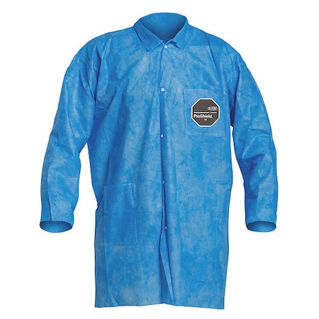 ProShield 10 Disposable Lab Coat, ProShield®, Snaps Closure, Blue, M, 30 PK MPN:PB212SBUMD003000