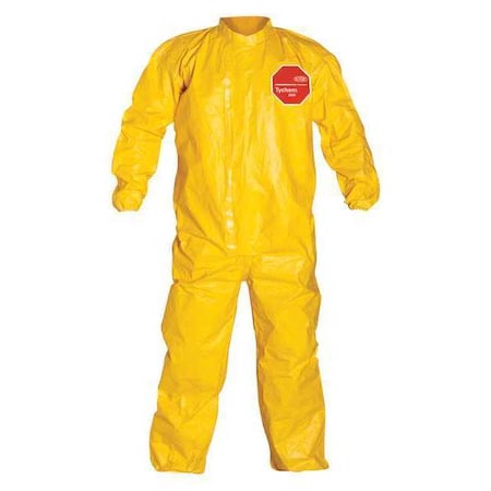 Collar. Stormflap. Elastic Wrists and Ankles. Storm Flap with Adhesive Closure. Yellow. 3X MPN:QC125TYL3X000400