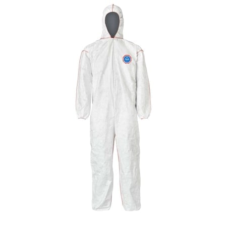 Tyvek, coverall, SFR, PPE, protection, flame-resistant, 30 3/8 in Inseam, Tyvek®, Zipper MPN:ST127SWH2X002500