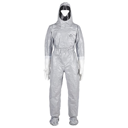 Hooded Coverall, XL, Gray, Tychem® 6000 MPN:TF611TGYXL000111