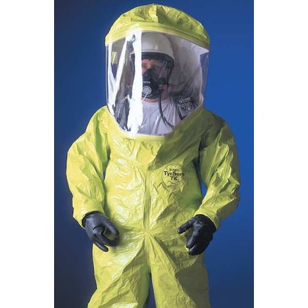 Tychem 10000 Encapsulated Level A Suit, 4XL MPN:TK555TLY4X000100