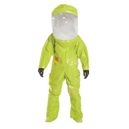 Tychem 10000 Encapsulated Level A Suit, Training, L, PVC MPN:TK587SLYLG000100