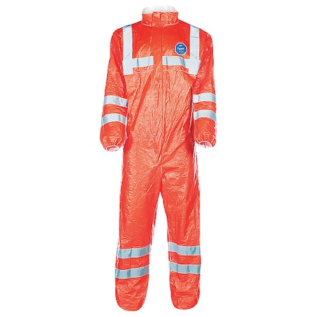 Coveralls, 4XL, Tyvek® 500 HV, Elastic Ankle, Serged Seam MPN:TY125SHV4X0025XC