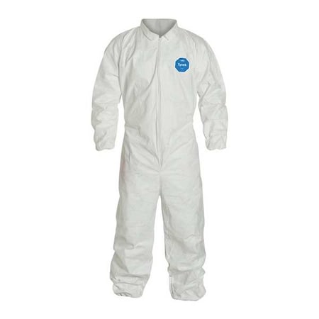 Comfort Fit Design. Collar. Stormflap. Elastic Wrists and Ankles. Elastic Waist. White. 4X MPN:TY125SWH4X0006G1