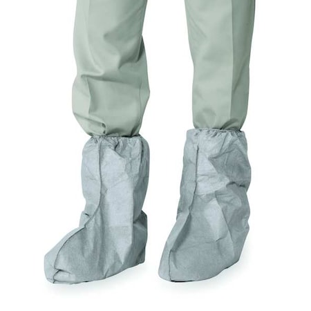 Disposable Boot Covers, XL, Tyvek® 400, Elastic, Serged Seam MPN:TY454SWHXL0100SR