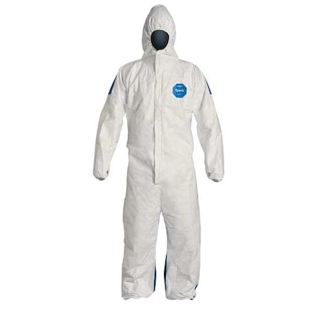 Tyvek 400D Cvrl Respirator Fit Hd Wh/Bl 3X MPN:TD127SWB3X0025CM