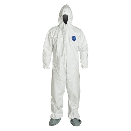 Tyvek 400 Cvrl Std Hoodatt Socks Wh Vp Md MPN:TY122SWHMD0025VP