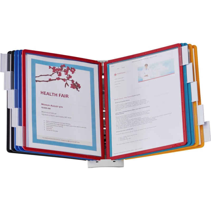 Sherpa 10-Panel Wall Reference System, Assorted Colors MPN:554100