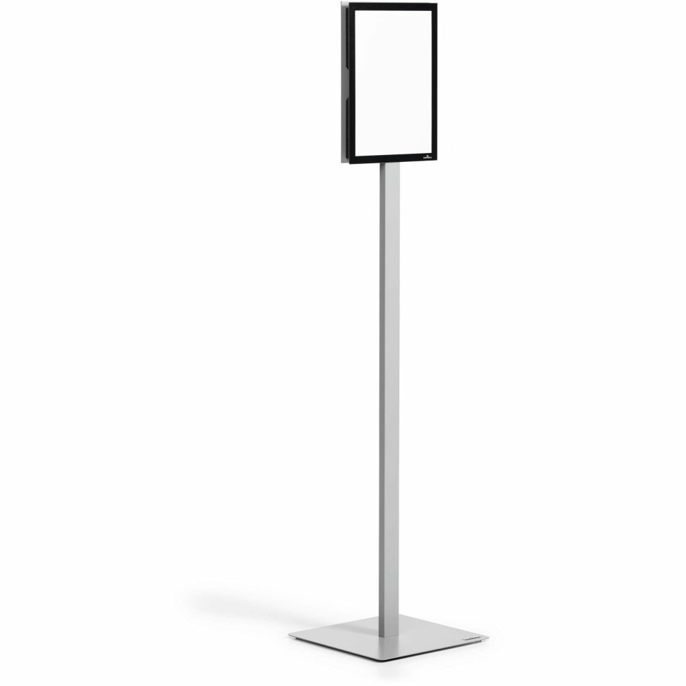 DURABLE Info Basic Floor Stand, Letter Size, Charcoal Gray MPN:501057