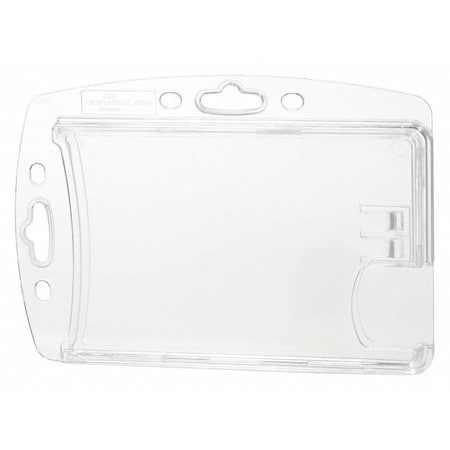 ID Badge Holder, Dual, Shell Style, PK10 MPN:892419