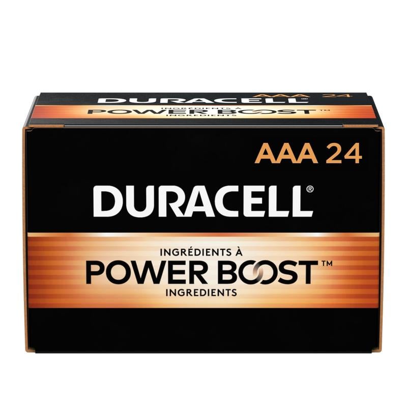 Duracell Coppertop AAA Alkaline Batteries, Box of 24 Batteries, Case Of 6 Boxes MPN:MN2400BKD