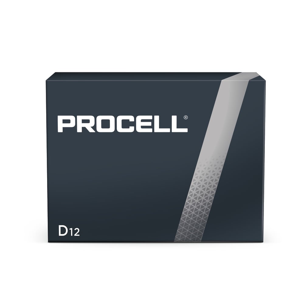 Procell D Alkaline Batteries, Pack Of 12 (Min Order Qty 6) MPN:PC1300 Procell D Alkaline Batteries, Pack Of 12 (Min Order Qty 6) MPN:PC1300