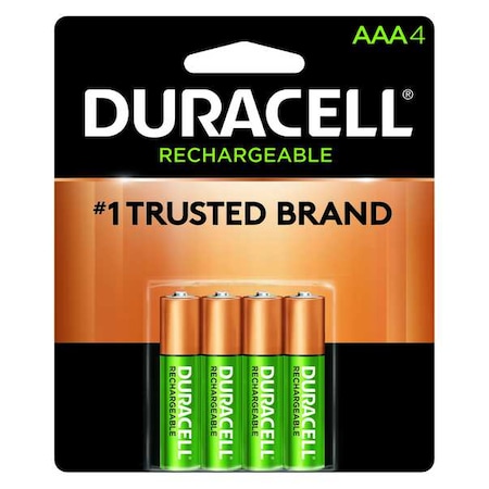 Duracell General Purpose Battery - AAA - Nickel-Metal Hydride (NiMH), PK4 MPN:DX2400R4