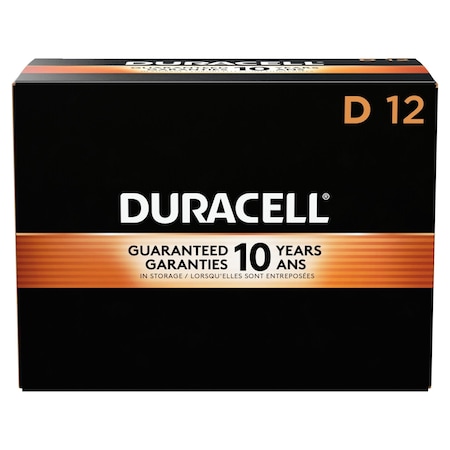 Coppertop D Alkaline Battery, 1.5V DC, PK12 MPN:MN1300