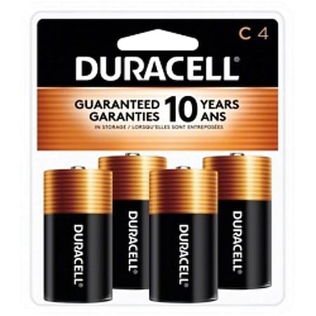 Coppertop C Alkaline Battery, 1.5V DC, PK4 MPN:MN1400R4ZX