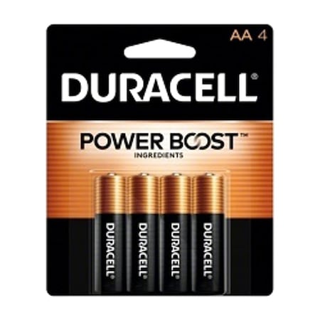 Coppertop AA Alkaline Battery, 1.5V DC, PK4 MPN:MN1500B4Z