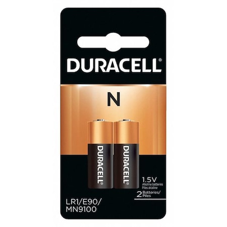 Battery, Alkaline, Size N, 1.5VDC, PK2 MPN:MN9100