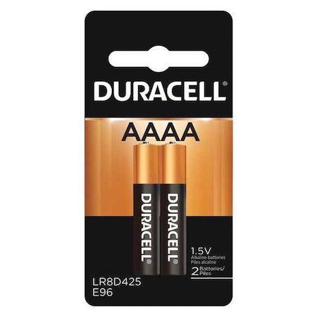 Coppertop AAAA Alkaline Battery, 1.5V DC, PK2 MPN:MX2500B2U
