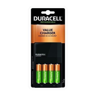 Duracell CEF14 1000 Ionspeed Charger w/ 4AA MPN:DURCEF14