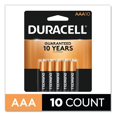 Coppertop Alkaline Batteries Aaa 10/Pk MPN:DURMN2400B10Z