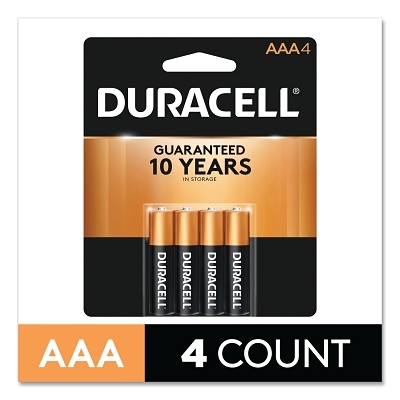 Coppertop Alkaline Batteries Aaa 4/Pk MPN:DURMN2400B4Z