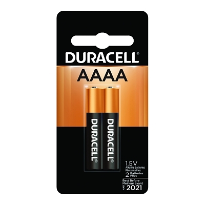 Coppertop Alkaline Batteries 1.5 V Aaaa MPN:DURMX2500B2PK