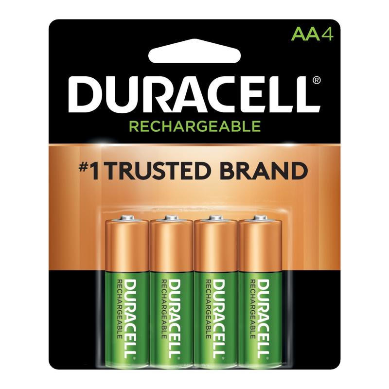 Duracell Rechargeable AA Batteries, Pack Of 4 (Min Order Qty 6) MPN:NLAA4BCD