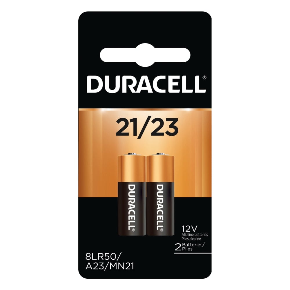 Duracell 12-Volt Alkaline 21/23 Battery, Pack Of 2 (Min Order Qty 13) MPN:MN21B2PK09